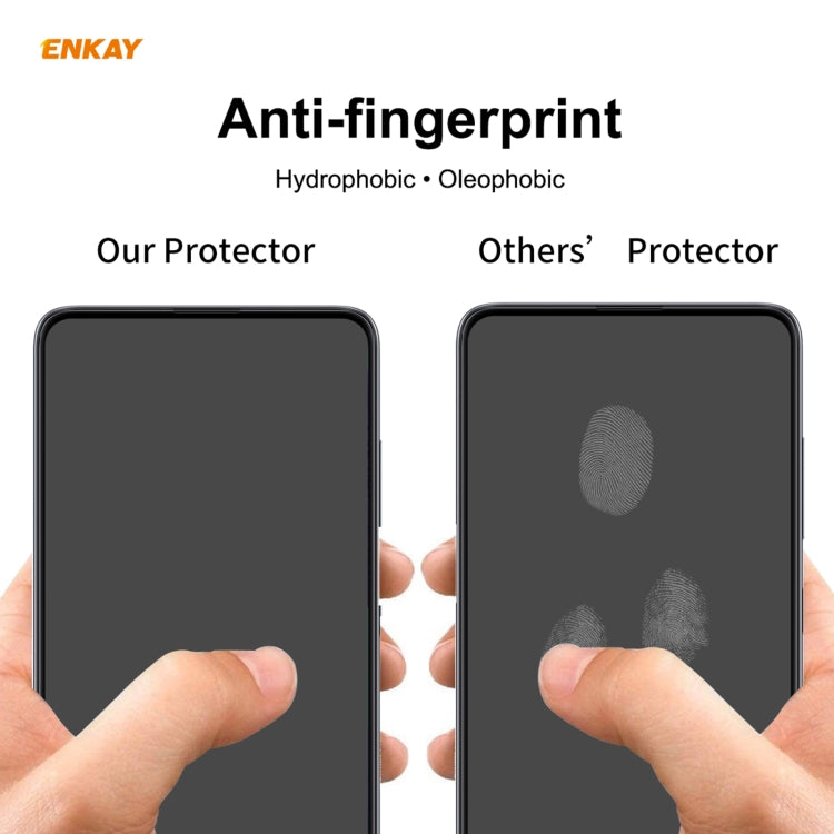 For Huawei P Smart 2021 2 PCS ENKAY Hat-Prince Full Glue 0.26mm 9H 2.5D Tempered Glass Full Coverage Film - Huawei Tempered Glass by PINWUYO | Online Shopping UK | buy2fix