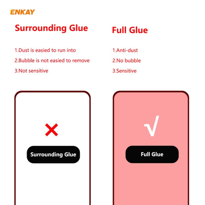 For Huawei P Smart 2021 5 PCS ENKAY Hat-Prince Full Glue 0.26mm 9H 2.5D Tempered Glass Full Coverage Film - Huawei Tempered Glass by PINWUYO | Online Shopping UK | buy2fix