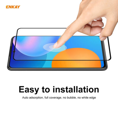 For Huawei P Smart 2021 5 PCS ENKAY Hat-Prince Full Glue 0.26mm 9H 2.5D Tempered Glass Full Coverage Film - Huawei Tempered Glass by PINWUYO | Online Shopping UK | buy2fix