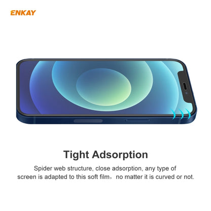 ENKAY Hat-Prince 0.1mm 3D Full Screen Protector Explosion-proof Hydrogel Film For iPhone 12 Pro Max - Front Protector by ENKAY | Online Shopping UK | buy2fix