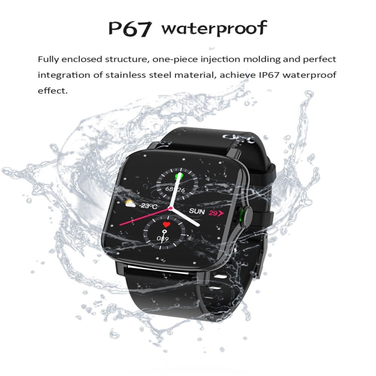 FM08 1.69 inch Color Screen Smart Watch IP67 Waterproof,Support Heart Rate Monitoring/Blood Pressure Monitoring/Blood Oxygen Monitoring/Sleep Monitoring(Gold) - Smart Wear by buy2fix | Online Shopping UK | buy2fix