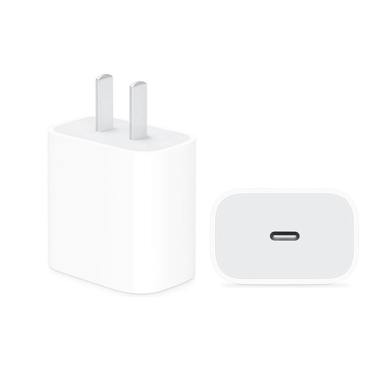 PD 20W Single USB-C / Type-C Port Travel Charger + 3A PD3.0 USB-C / Type-C to 8 Pin Fast Charge Data Cable Set, US Plug 2m - Apple Accessories by buy2fix | Online Shopping UK | buy2fix