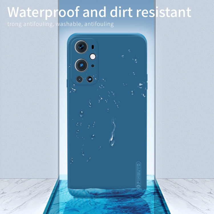 For OnePlus 9 Pro PINWUYO Touching Series Liquid Silicone TPU Shockproof Case(Green) - OnePlus Cases by PINWUYO | Online Shopping UK | buy2fix