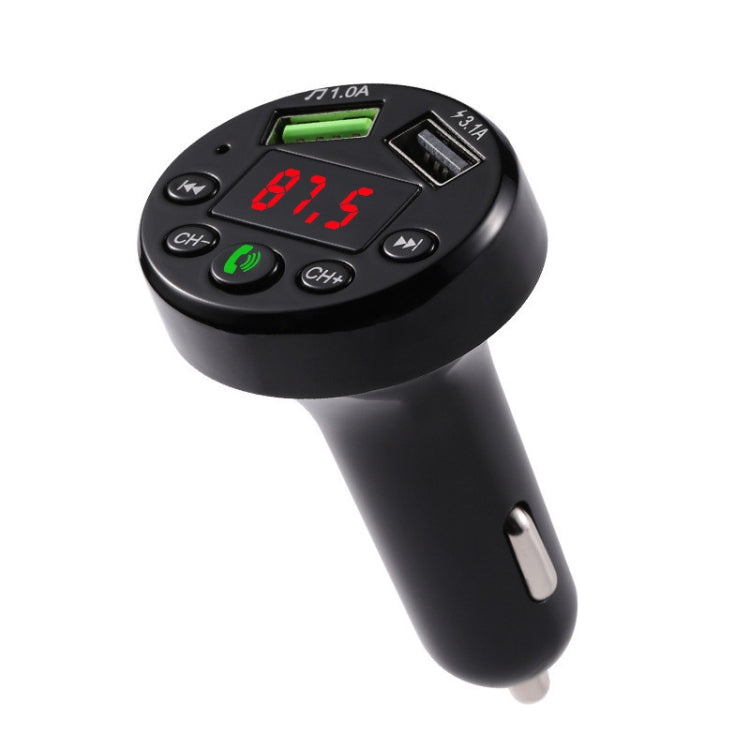 E6 Car MP3 Player FM Transmitters Dual USB Hands-free - In Car by buy2fix | Online Shopping UK | buy2fix