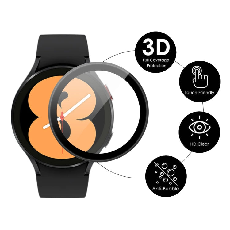 10 PCS For Samsung Galaxy Watch4 40mm ENKAY Hat-Prince 3D Full Coverage Soft PC Edge + PMMA HD Screen Protector Film - Screen Protector by ENKAY | Online Shopping UK | buy2fix