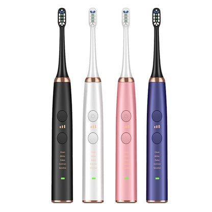Wireless Induction Charging Ultrasonic Electric Toothbrush(Pink) - Toothbrushes by buy2fix | Online Shopping UK | buy2fix