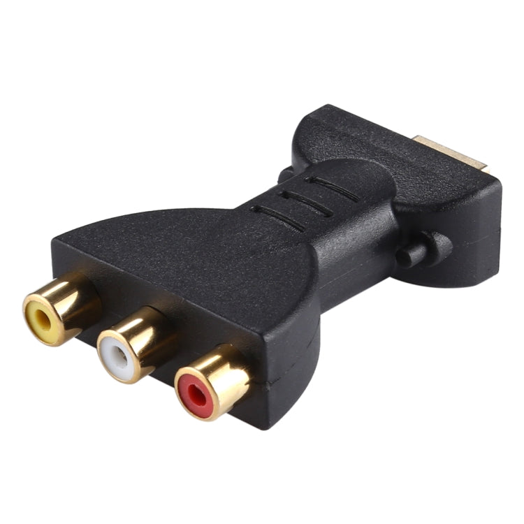 Gold-plated HDMI Male to 3 RCA Video Audio Adapter AV Component Converter for DVD Projector -  by buy2fix | Online Shopping UK | buy2fix