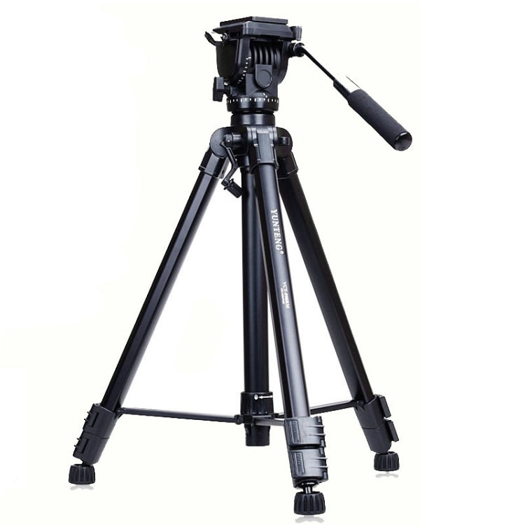 YUNTENG VCT-998 Aluminum Tripod Mount with Fluid Drag Head - Camera Accessories by buy2fix | Online Shopping UK | buy2fix
