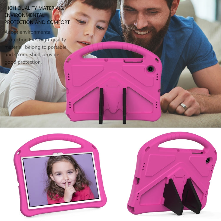 For Samsung Galaxy Tab A8 10.5 2021 X200 / X205 EVA Shockproof Tablet Case with Holder(RoseRed) - Samsung Accessories by buy2fix | Online Shopping UK | buy2fix