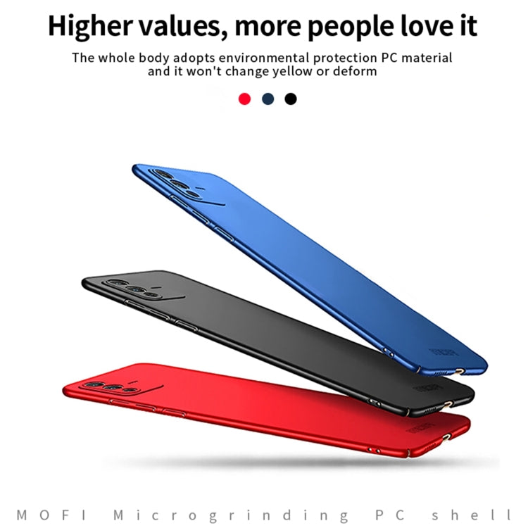 For vivo V23 5G / S12 MOFI Frosted PC Ultra-thin Hard Case(Blue) - vivo Cases by MOFI | Online Shopping UK | buy2fix