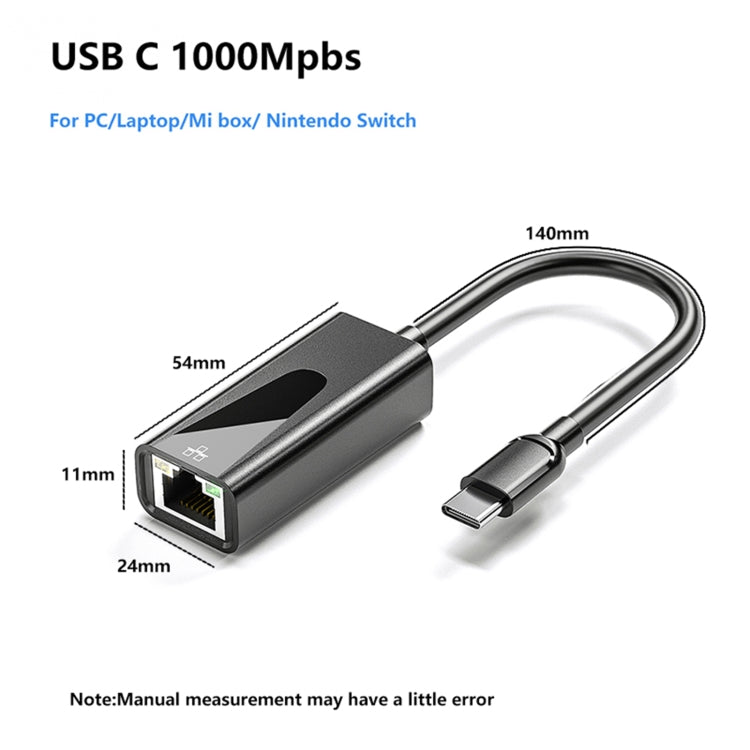 1000Mbps RJ45 Network Card USB Ethernet Adapter, port:USB 3.0 - USB Network Adapter by buy2fix | Online Shopping UK | buy2fix