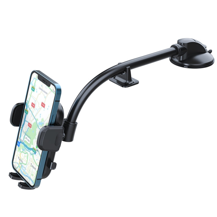 A190+X51 Car Phone Holder Dashboard Windshield Sucker Mount Bendable Long Arm Stand - In Car by buy2fix | Online Shopping UK | buy2fix