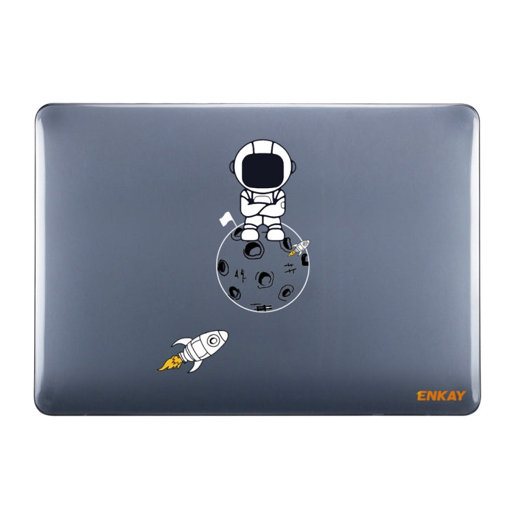 For MacBook Air 13.6 2022/2024 A2681 (M2) / A3113 (M3) ENKAY Hat-Prince 3 in 1 Spaceman Pattern Laotop Protective Crystal Case with TPU Keyboard Film / Anti-dust Plugs, Version:US(Spaceman No.4) - MacBook Air Cases by ENKAY | Online Shopping UK | buy2fix