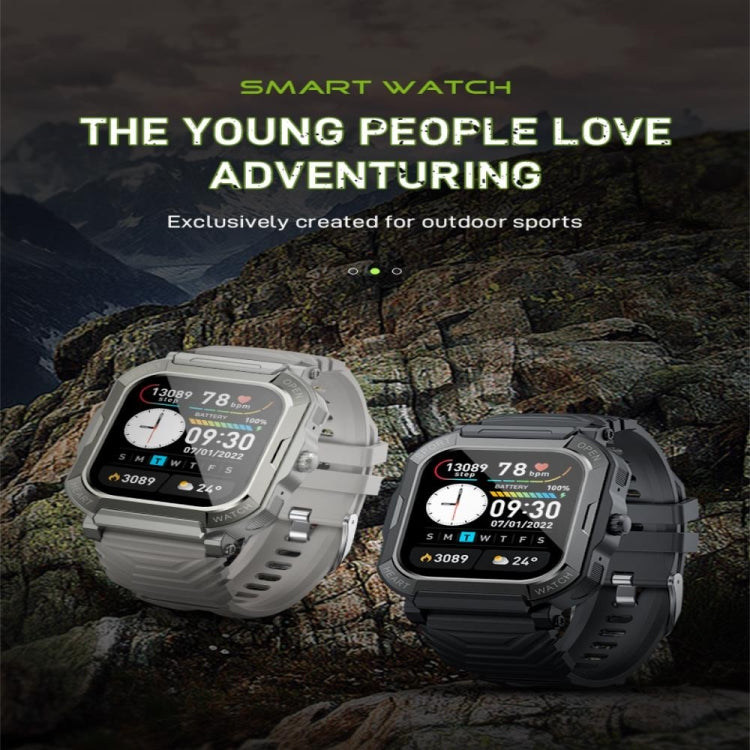 H30 1.91 inch Color Screen Smart Watch,Support Heart Rate Monitoring / Blood Pressure Monitoring(Silver) - Smart Wear by buy2fix | Online Shopping UK | buy2fix