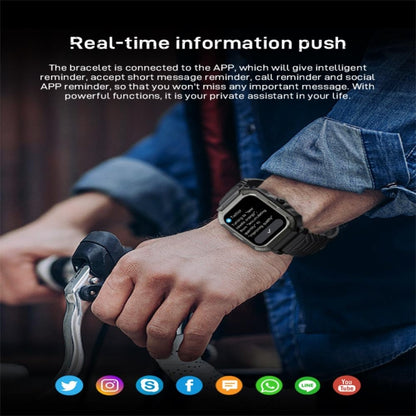 H30 1.91 inch Color Screen Smart Watch,Support Heart Rate Monitoring / Blood Pressure Monitoring(Silver) - Smart Wear by buy2fix | Online Shopping UK | buy2fix