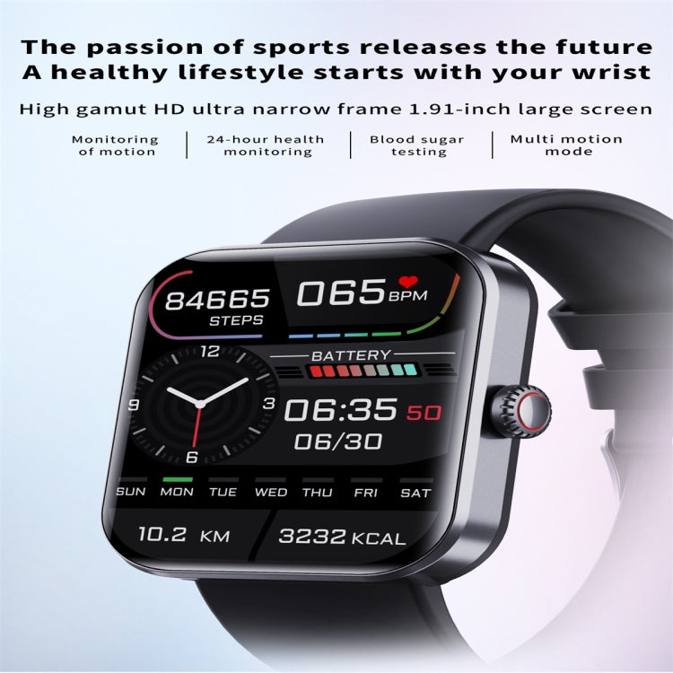 F57L 1.91 inch Color Screen Smart Watch,Support Heart Rate Monitoring / Blood Pressure Monitoring(Black) - Smart Wear by buy2fix | Online Shopping UK | buy2fix