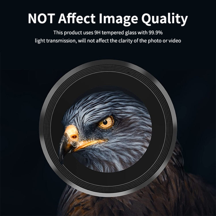 For Samsung Galaxy A24 ENKAY Hat-Prince 9H Rear Camera Lens Aluminium Alloy Ring Tempered Glass Film (Light Green) - Galaxy Tempered Glass by ENKAY | Online Shopping UK | buy2fix