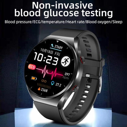 E09 1.32 inch Color Screen Smart Watch,Support Heart Rate Monitoring / Blood Pressure Monitoring(Black) - Smart Wear by buy2fix | Online Shopping UK | buy2fix