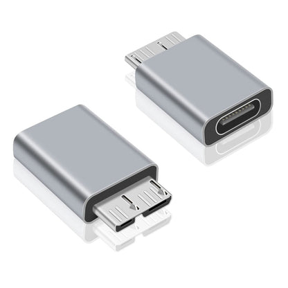 2 PCS JUNSUNMAY USB-C / Type-C Female to Male USB 3.0 Micro B Adapter Converter - Cable & Adapters by JUNSUNMAY | Online Shopping UK | buy2fix