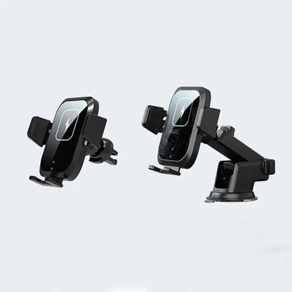 X11 Three Axle Linkage 15W Smart Touch Automatic Retractable Clip Fast Charging Wireless Car Chargers, Specification:Standard With Dashboard Bracket - Wireless Charger Holders by buy2fix | Online Shopping UK | buy2fix