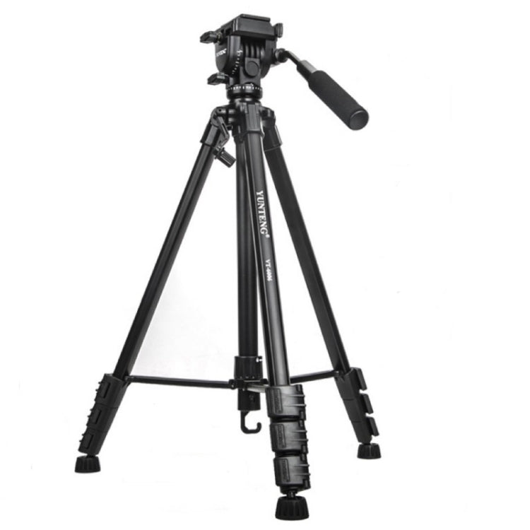 YUNTENG VCT-6006 Professional Hydraulic Head Aluminum Tripod - Tripods by YUNTENG | Online Shopping UK | buy2fix