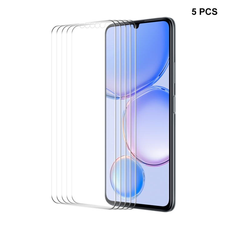 For Huawei Nova Y71 / Enjoy 60 5pcs ENKAY 0.26mm 9H 2.5D High Aluminum-silicon Tempered Glass Film - Huawei Tempered Glass by ENKAY | Online Shopping UK | buy2fix