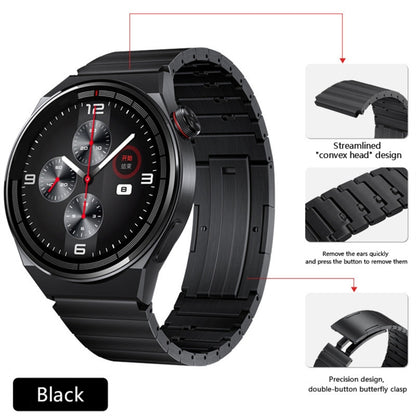 For Honor Magic Watch 2 46mm Titanium Alloy Quick Release Watch Band(Black) - Watch Bands by buy2fix | Online Shopping UK | buy2fix