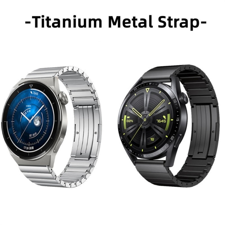 For Huawei Watch GT 2e One Bead Titanium Alloy Watch Band(Black) - Watch Bands by buy2fix | Online Shopping UK | buy2fix