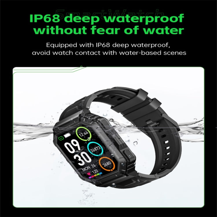 WS-5 1.86 inch Color Screen Smart Watch,Support Heart Rate / Blood Pressure / Blood Oxygen / Blood Sugar Monitoring(Black) - Smart Watches by buy2fix | Online Shopping UK | buy2fix