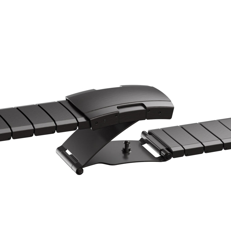 For Garmin Fenix 6 GPS 22mm Titanium Alloy Quick Release Watch Band(Black) - Watch Bands by buy2fix | Online Shopping UK | buy2fix