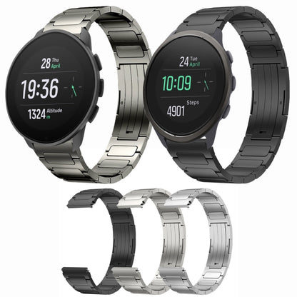 For  SUUNTO 9 Peak 22mm I-Shaped Titanium Alloy Watch Band(Sliver) -  by buy2fix | Online Shopping UK | buy2fix