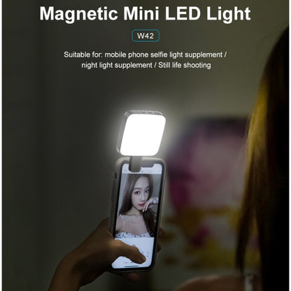 VLOGLITE W42 Laptop Magnetic Mini LED Fill Light Rechargeable Selfie Light Portable Phone Light -  by buy2fix | Online Shopping UK | buy2fix