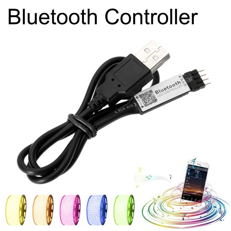 Smart RGB Bluetooth Timer Suitable LED Controller for 5V 3528 5050 RGB Light Strip - RGB Controller by buy2fix | Online Shopping UK | buy2fix