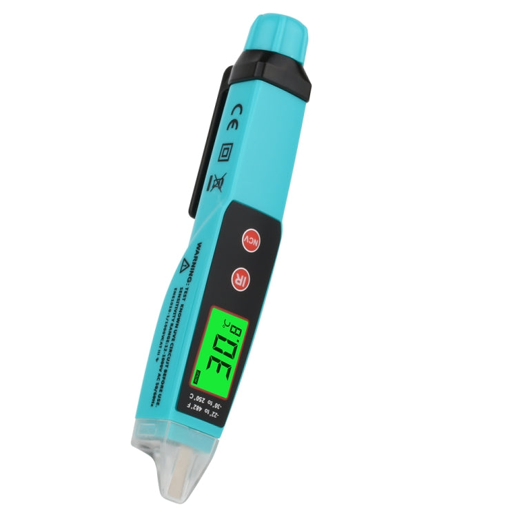 JHL-18A Digital Non-Contact Thermometer AC Voltage Detector Infrared Thermometer Voltage Pen Type Handheld Induction Voltage Tester - Consumer Electronics by buy2fix | Online Shopping UK | buy2fix