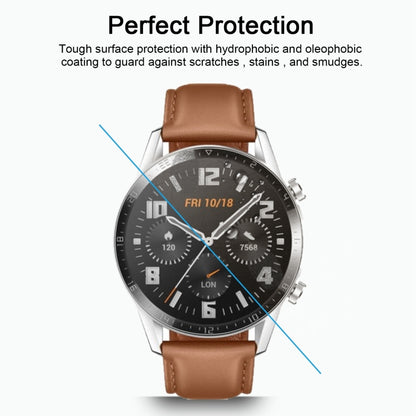 For HUAWEI Watch GT 2 46mm (2019) ENKAY Hat-Prince 0.2mm 9H 2.15D Curved Edge Tempered Glass Film - Screen Protector by ENKAY | Online Shopping UK | buy2fix