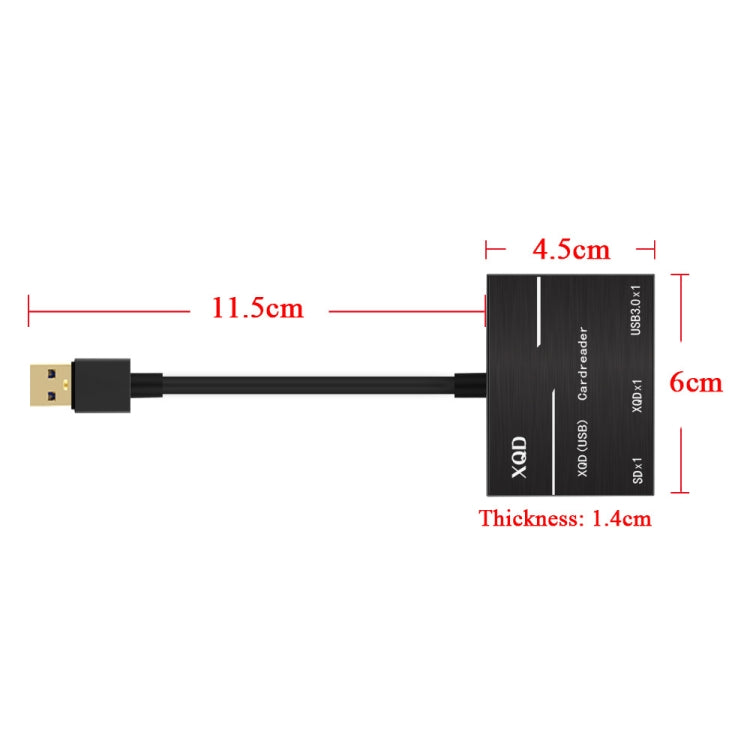 Onten 5212B USB3.0 To XQD + SD Card High-Speed Card Reader -  by Onten | Online Shopping UK | buy2fix