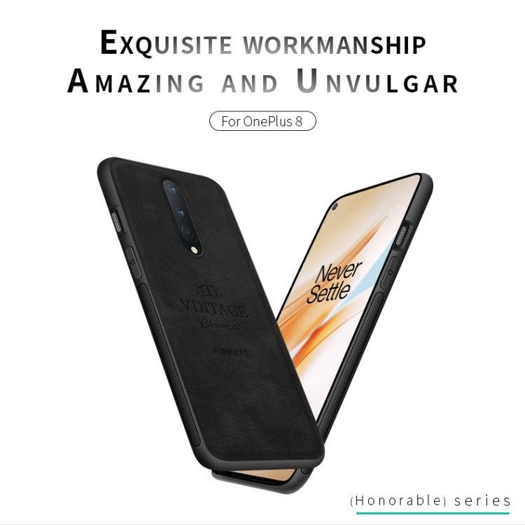 For Oneplus 8 PINWUYO Zun Series PC + TPU + Skin Waterproof And Anti-fall All-inclusive Protective Shell(Black) - OnePlus Cases by PINWUYO | Online Shopping UK | buy2fix