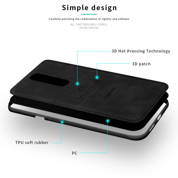 For Oneplus 8 PINWUYO Zun Series PC + TPU + Skin Waterproof And Anti-fall All-inclusive Protective Shell(Black) - OnePlus Cases by PINWUYO | Online Shopping UK | buy2fix