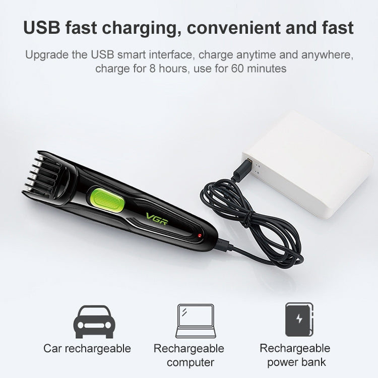 VGR V-019 5W USB Styling Electric Hair Clipper - Hair Trimmer by VGR | Online Shopping UK | buy2fix