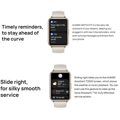 Original Huawei WATCH FIT 2 Smart Sports Watch, Color:Fashion Gray - Wearable Devices by Huawei | Online Shopping UK | buy2fix