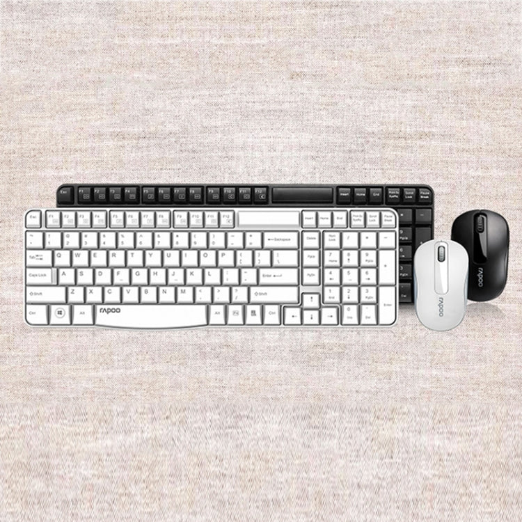 Rapoo X1800S 2.4GHz Wireless Keyboard and Mouse Set(Black) - Wireless Keyboard by Rapoo | Online Shopping UK | buy2fix