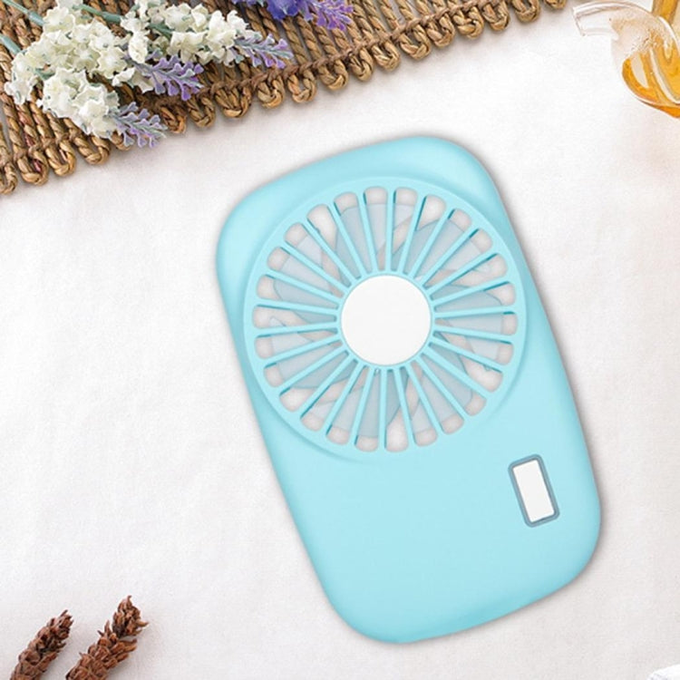 Portable Hand Held USB Rechargeable Mini Fan(Blue) - Consumer Electronics by buy2fix | Online Shopping UK | buy2fix