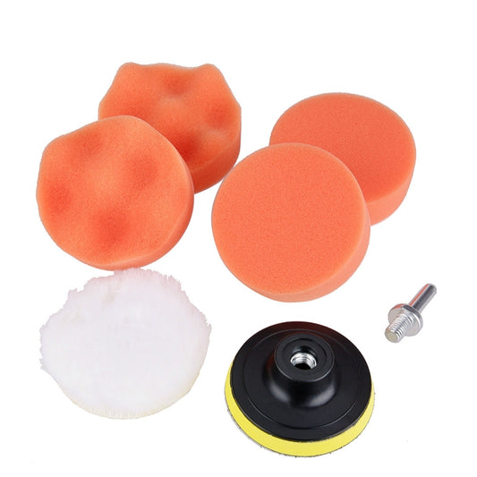 7 in 1 Buffing Pad Set Thread Auto Car Polishing Pad Kit for Car Polisher, Size:3 inch - Polishing Machine & Accessories by buy2fix | Online Shopping UK | buy2fix