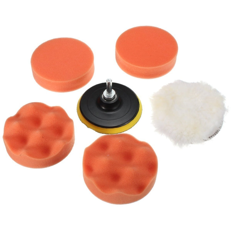 7 in 1 Buffing Pad Set Thread Auto Car Polishing Pad Kit for Car Polisher, Size:4 inch - Polishing Machine & Accessories by buy2fix | Online Shopping UK | buy2fix