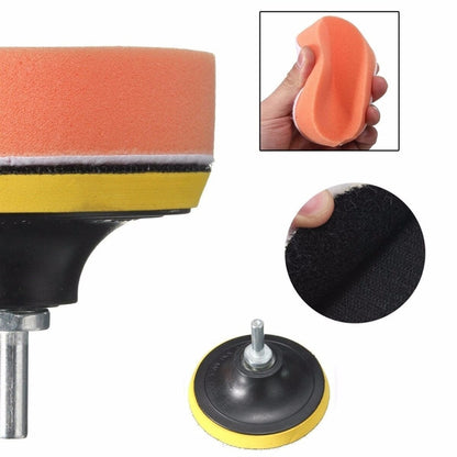 7 in 1 Buffing Pad Set Thread Auto Car Polishing Pad Kit for Car Polisher, Size:4 inch - Polishing Machine & Accessories by buy2fix | Online Shopping UK | buy2fix