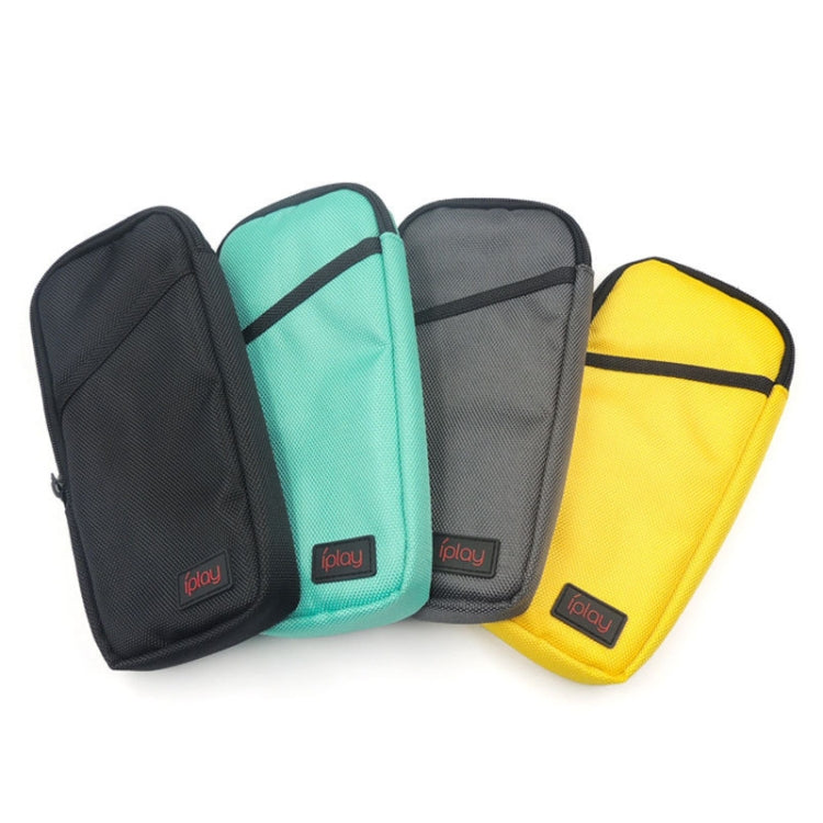 iplay Host Storage Bag Tempered Film + Rocker Cap + Protective Shell 7 in 1 Protection Bag Soft Bag Set For Switch Lite(bBack) - Bags by iplay | Online Shopping UK | buy2fix