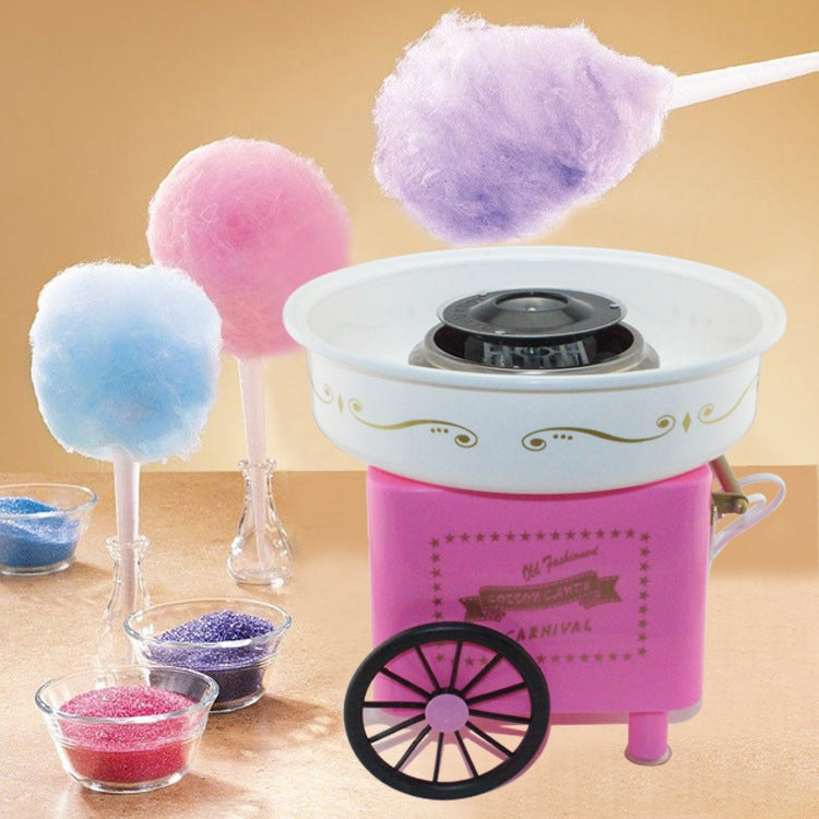 Retro Trolley Mini Cotton Candy Machine, Specification:British Regulations 220 V(Red) - Home & Garden by buy2fix | Online Shopping UK | buy2fix