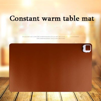 220V Electric Hot Plate Writing Desk Warm Table Mat Blanket Office Mouse Heating Warm Computer Hand Warmer Desktop Heating Plate, Color:Black Small Size, CN Plug - Mouse Pads by buy2fix | Online Shopping UK | buy2fix