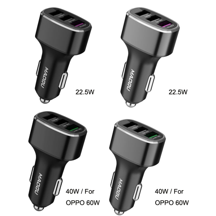 QIAKEY GT780 3 USB Ports Fast Charge Car Charger(Black) - In Car by QIAKEY | Online Shopping UK | buy2fix