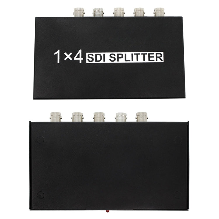 1 In 4 Out SD-SDI / HD-SDI / 3G-SDI Distribution Amplifier Video SDI Splitter(UK Plug) -  by buy2fix | Online Shopping UK | buy2fix